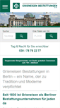 Mobile Screenshot of grieneisen-bestattungen.de